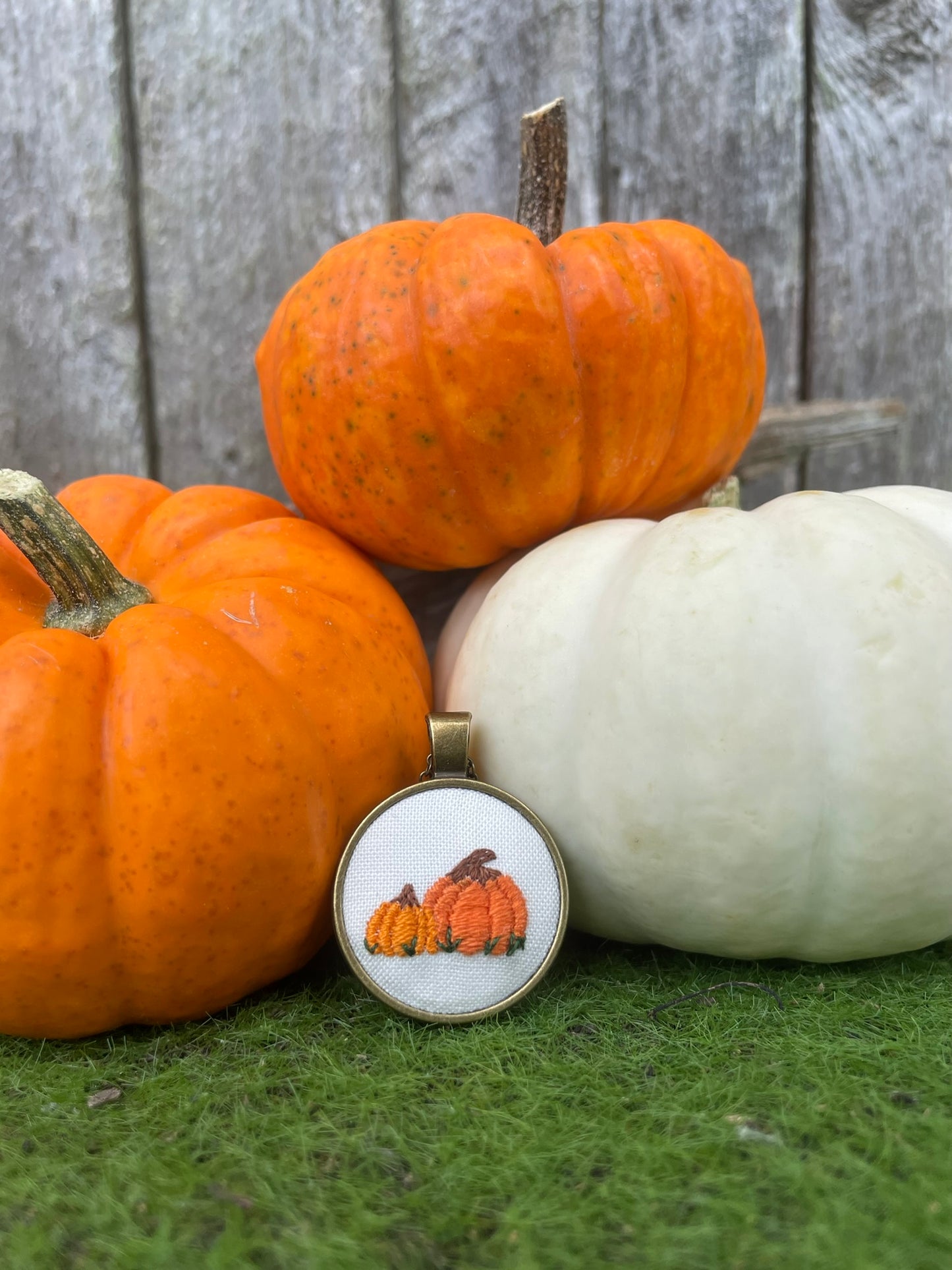 Pumpkin Duo Pendant