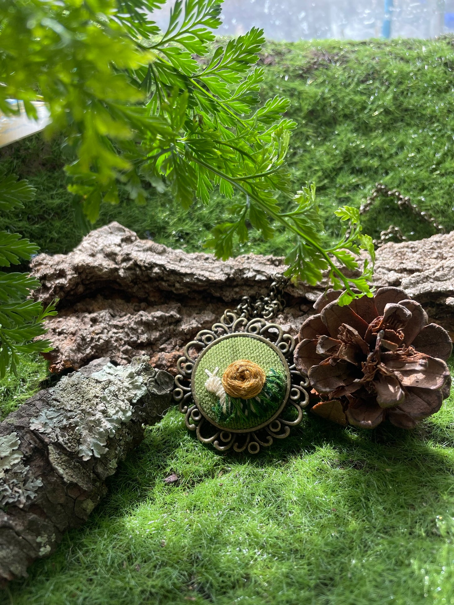 Gold Snail Pendant