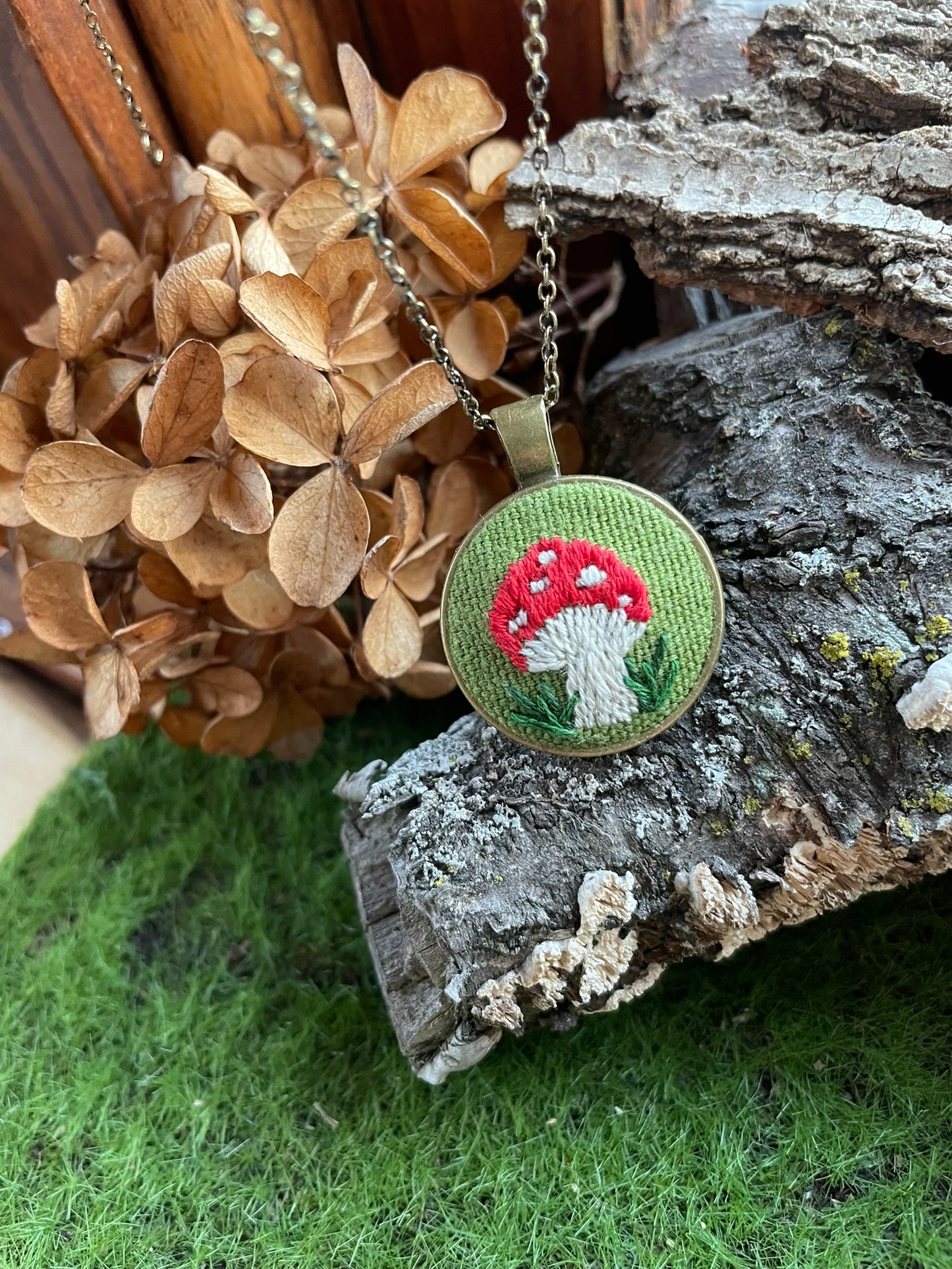 Mushroom Pendant