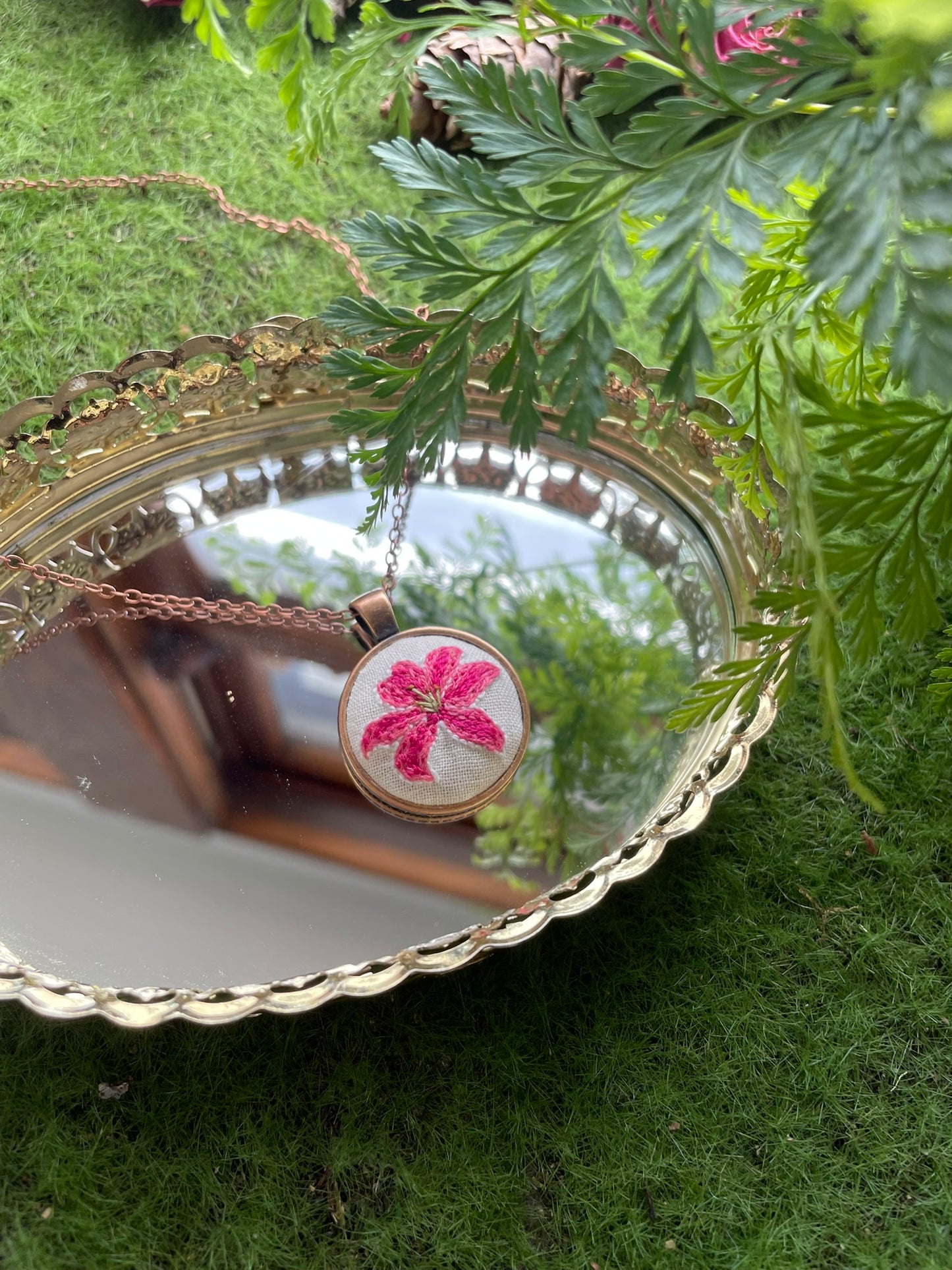 Stargazer Lily Pendant