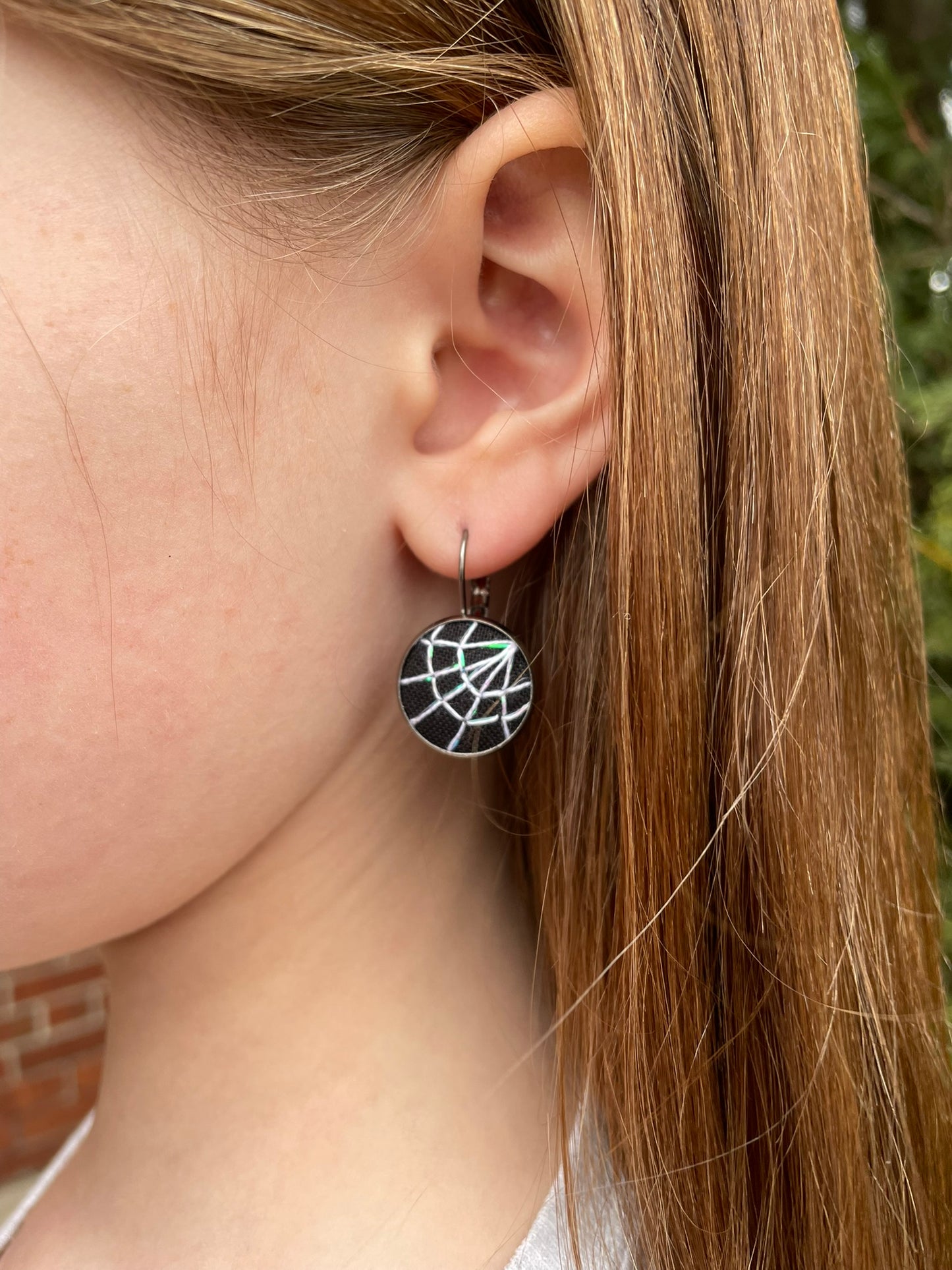 Spider Web Earrings