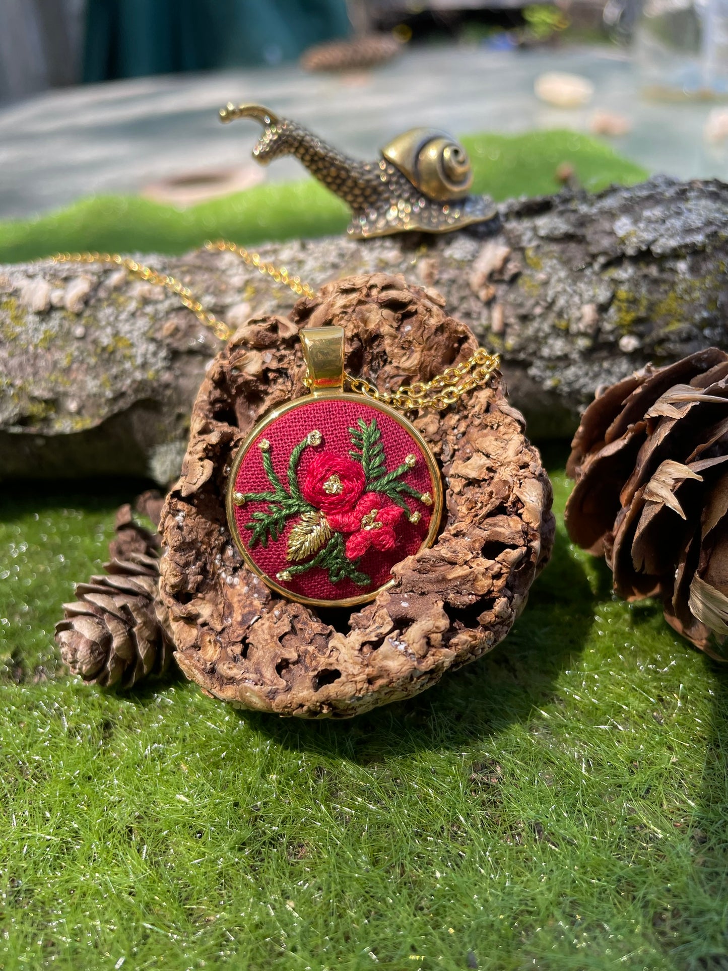Fall Bouquet Pendant