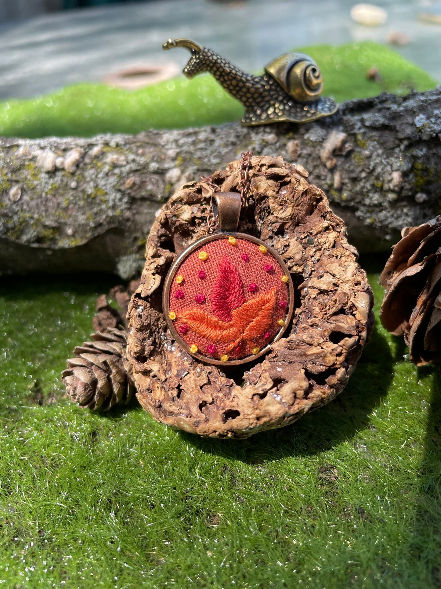 Fall Leaves Pendant