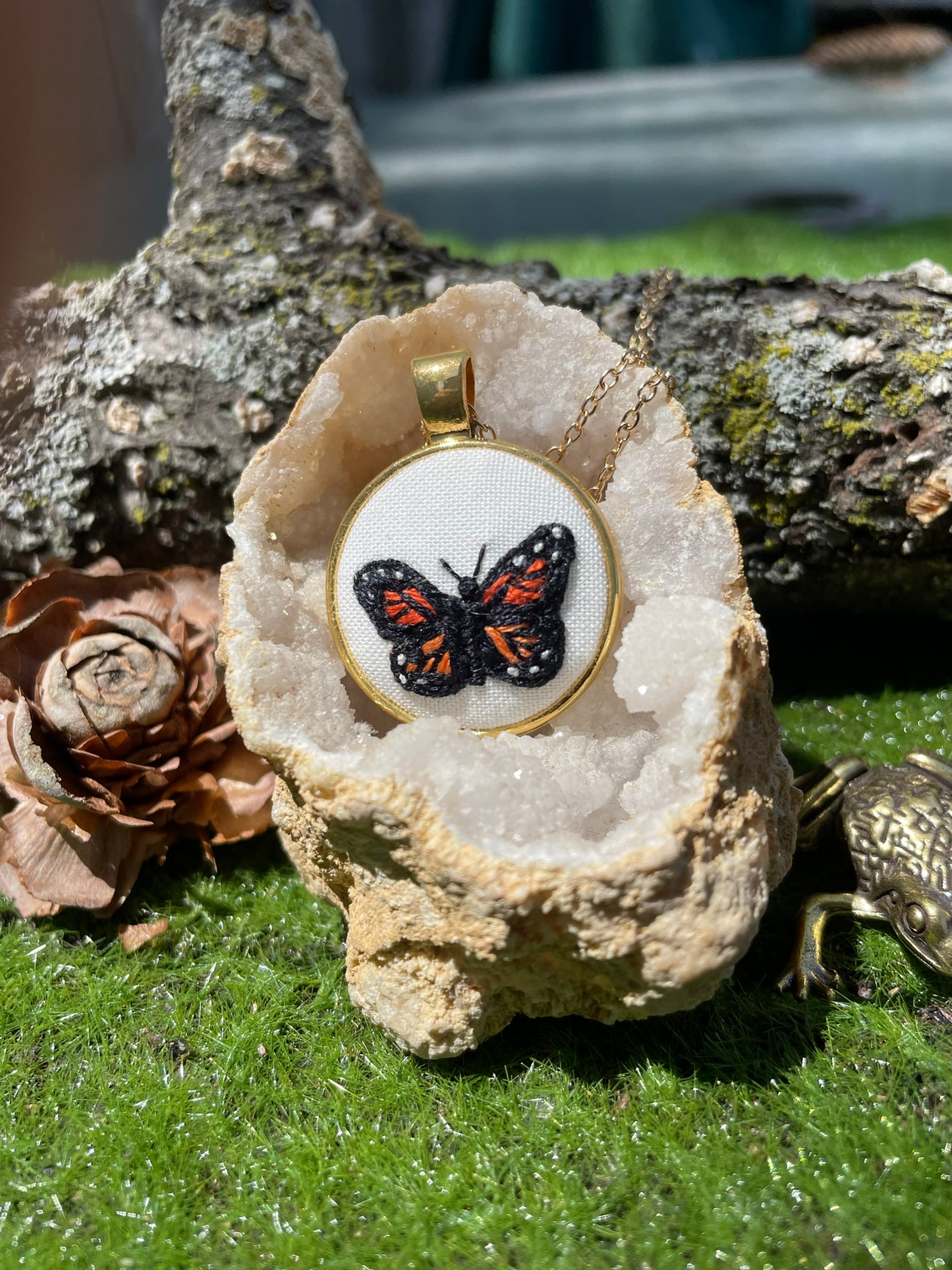 Monarch Butterfly Pendant