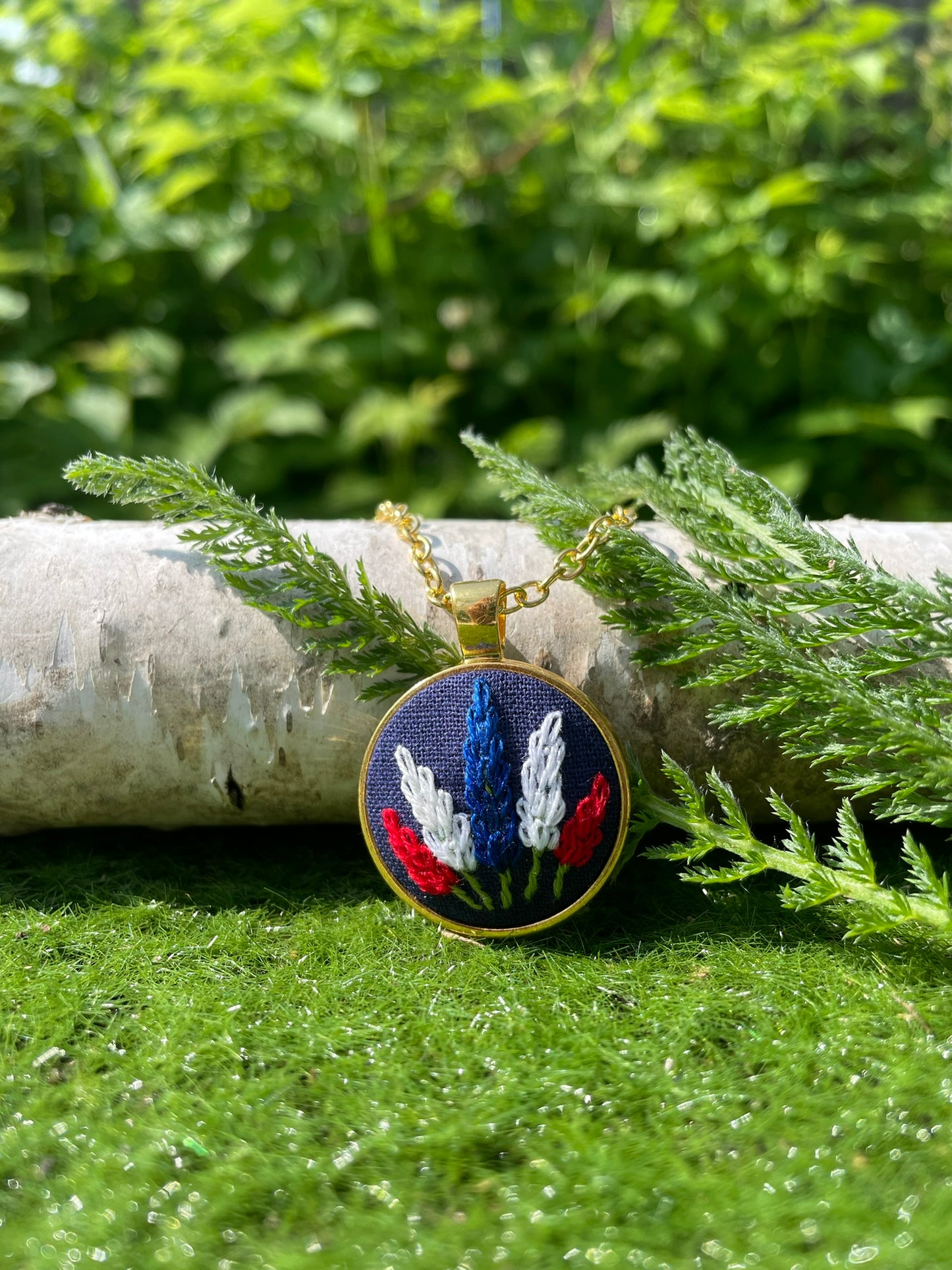 Americana Lupine Pendant