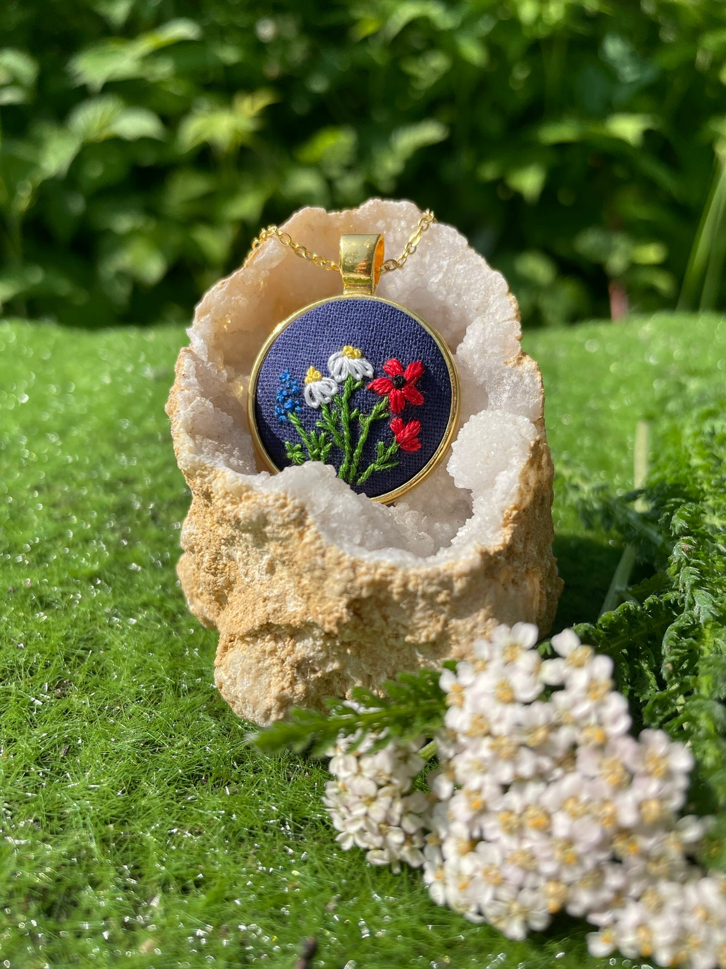 Americana Wildflower Pendant