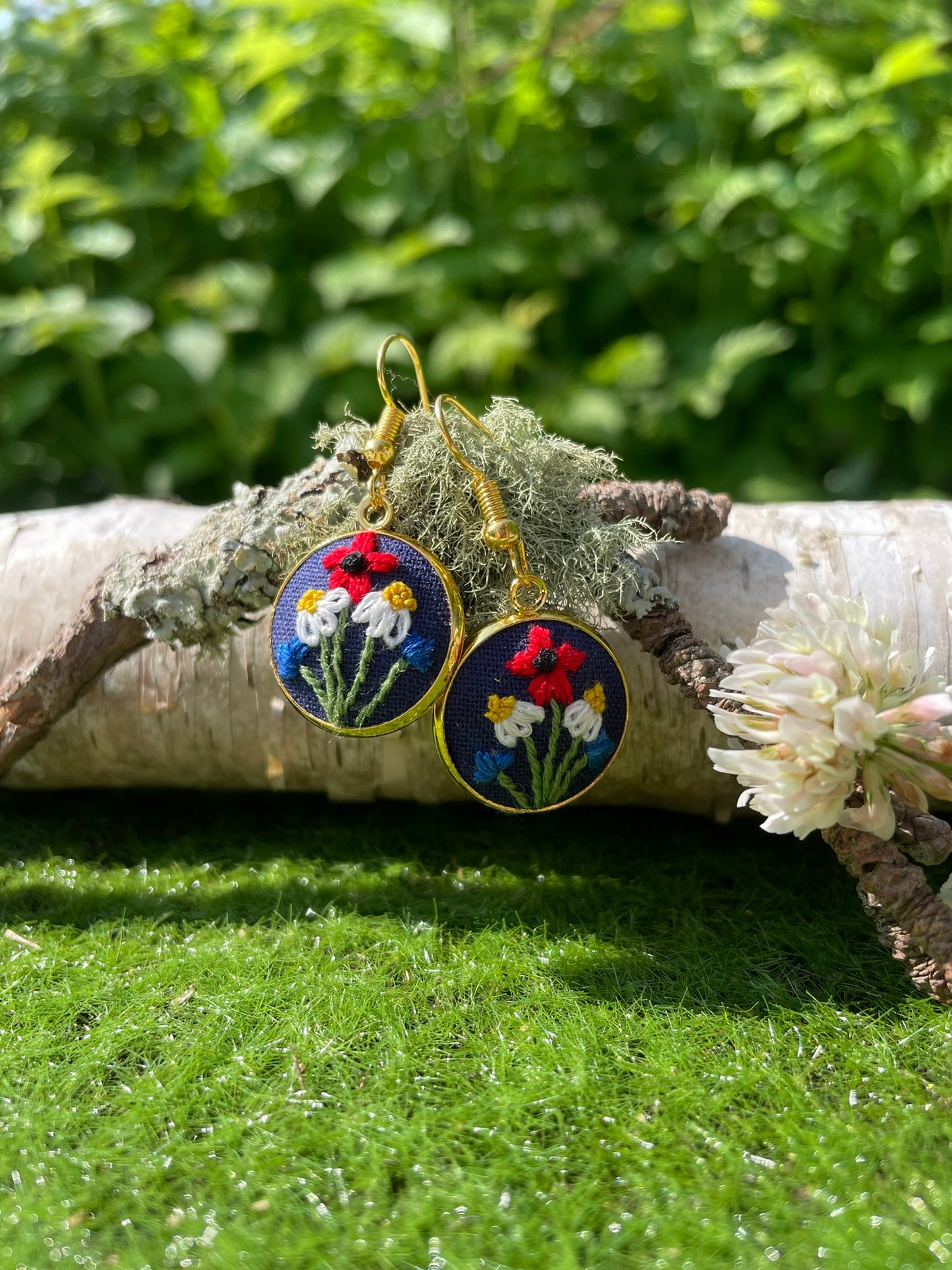Americana Wildflower Dangle Earrings