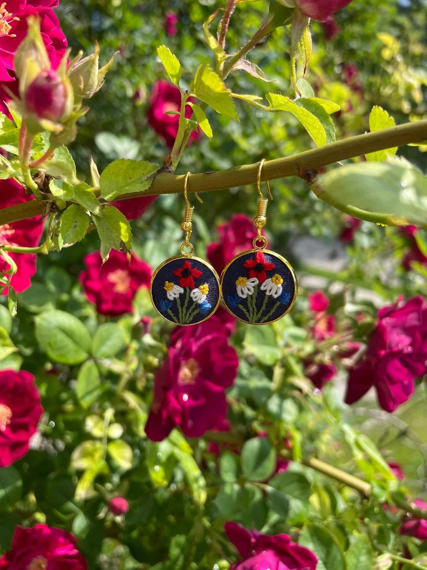 Americana Wildflower Dangle Earrings