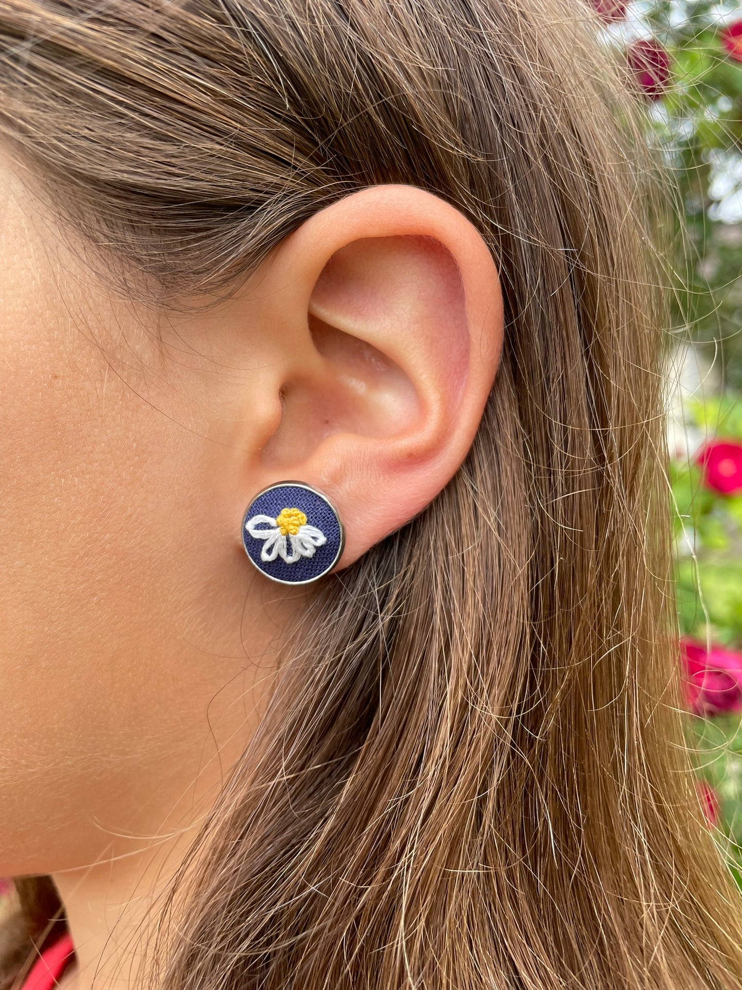 Americana Daisy Stud Earrings