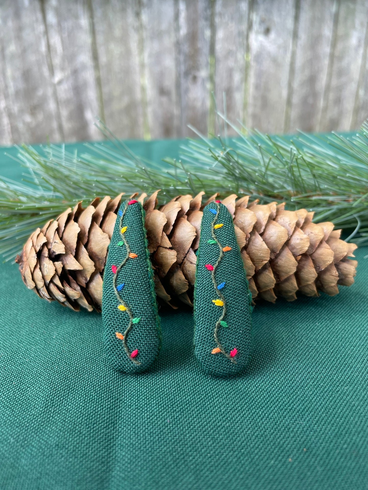 Christmas Lights Hair clips