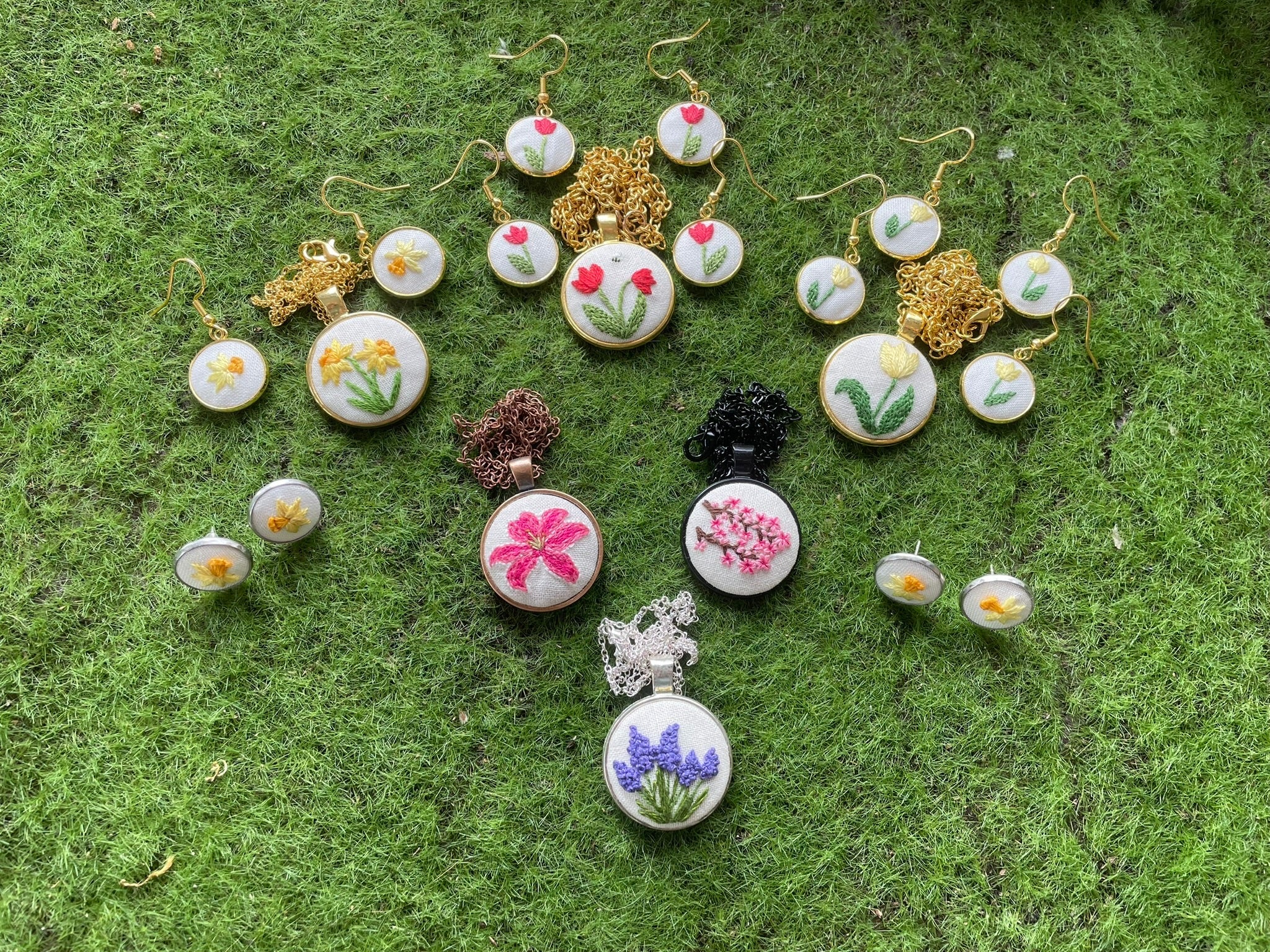 Spring Blooms Collection – Verdant Threads Embroidery