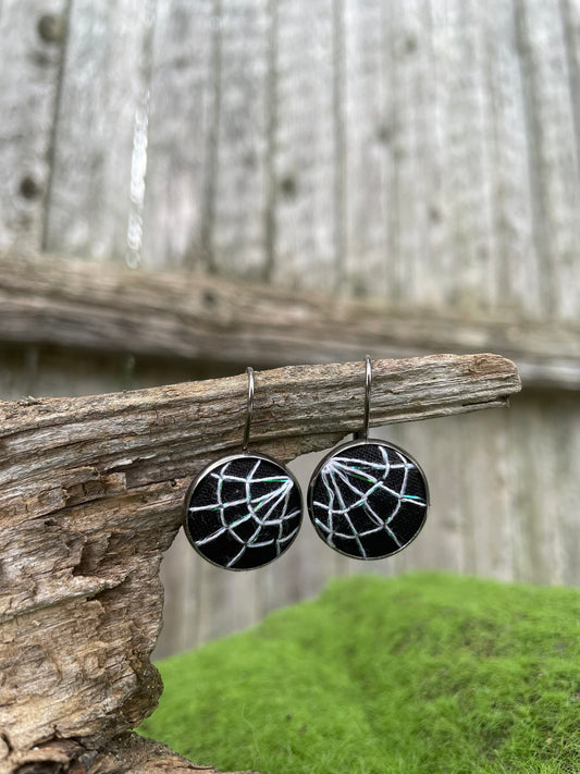 Spider Web Earrings