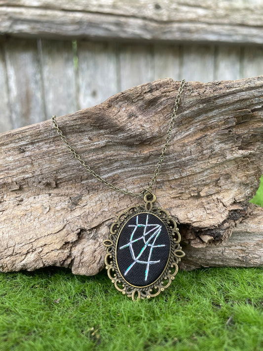Spider Web Necklace