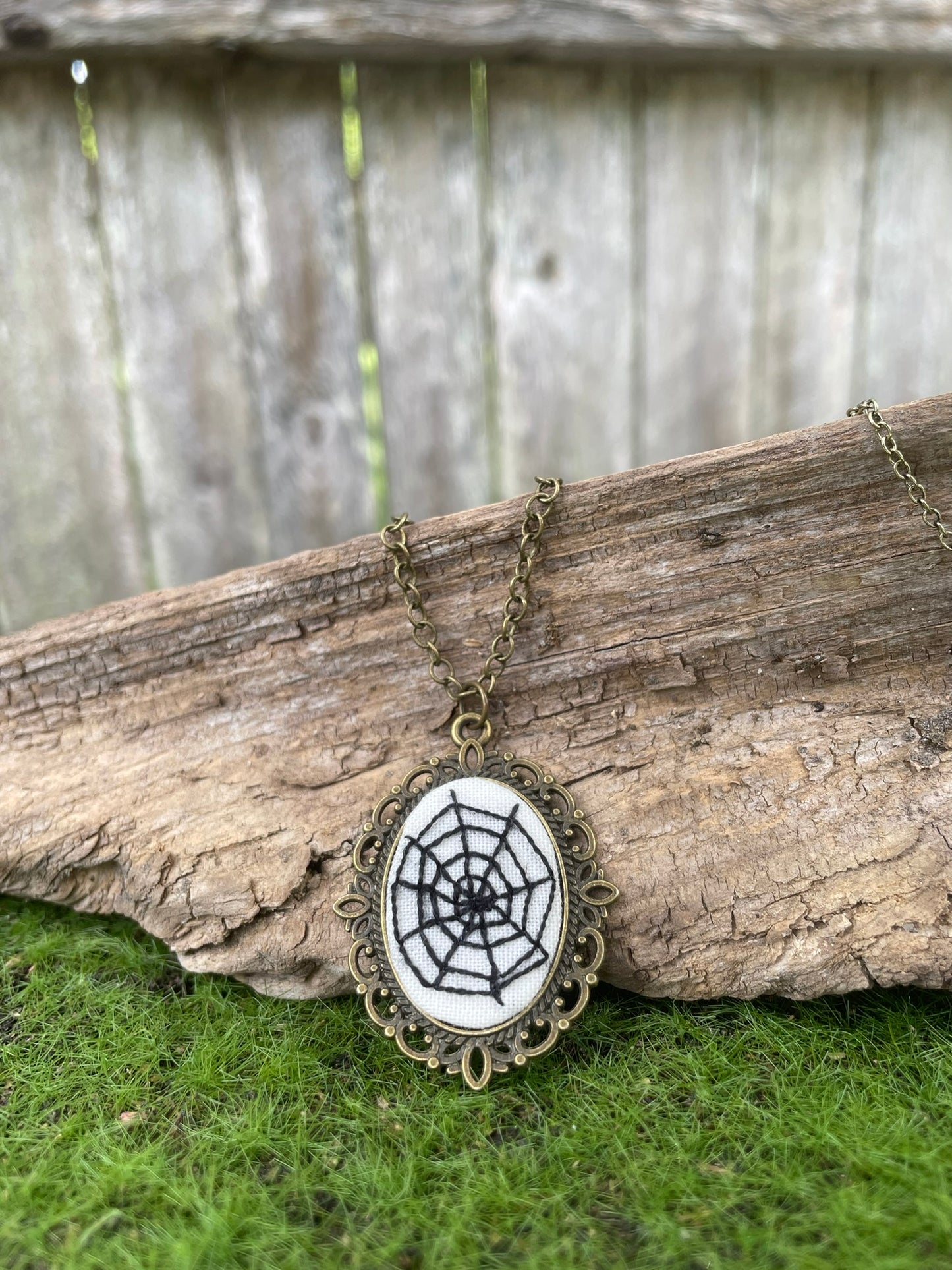 Spider Web Neckalce