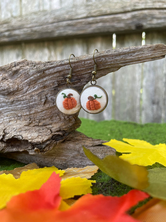 Pumpkin Earrings