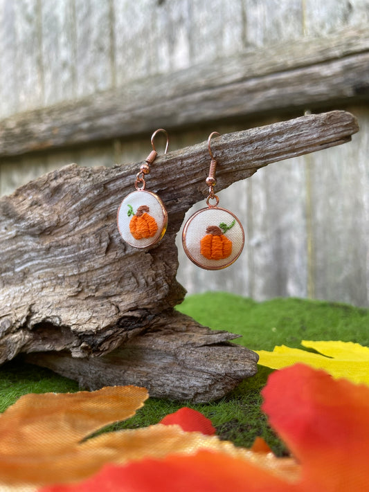 Pumpkin Earrings