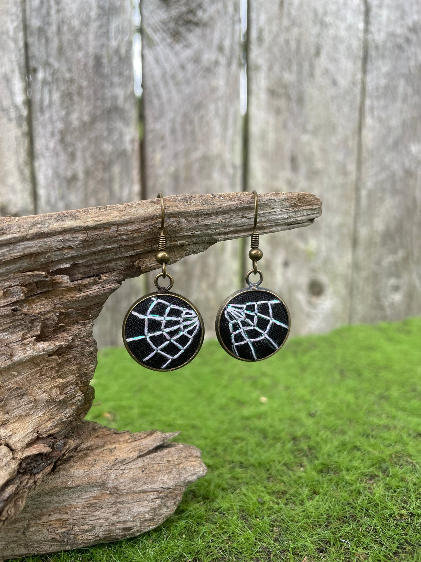 Spider Web Earrings