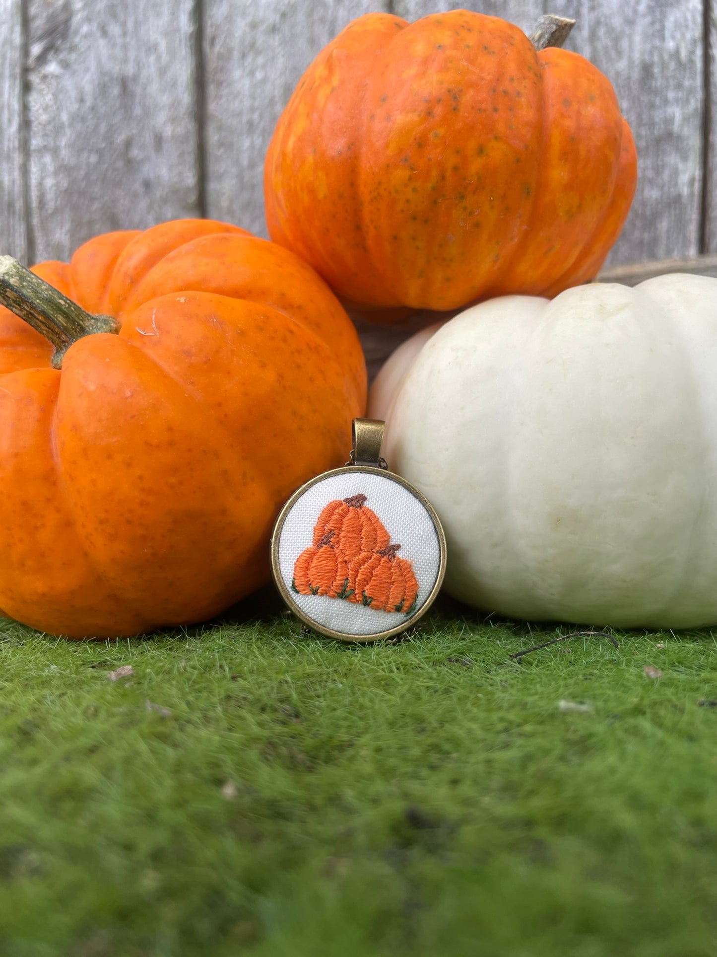 Pumpkin Trio Pendant