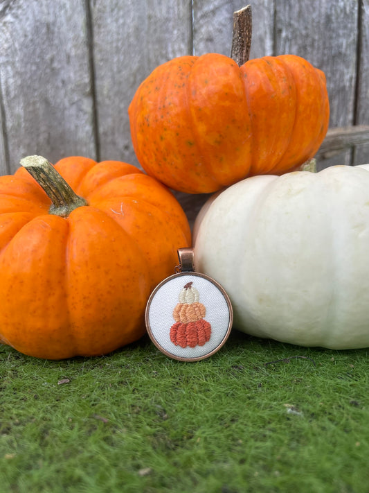 Pumpkin Stack Pendant