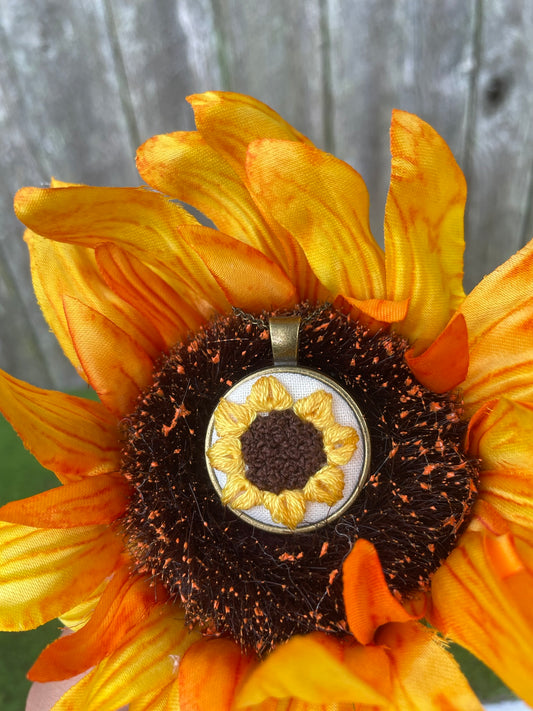 Sunflower Pendant