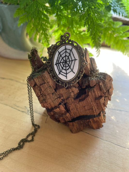 Spider Web Pendant