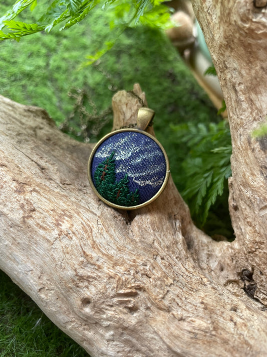 Northern Forest Aurora Pendant