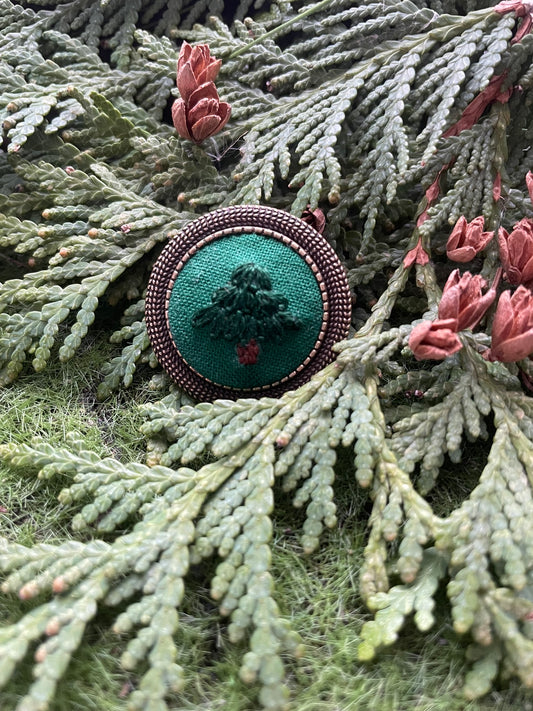 Christmas Tree Brooch