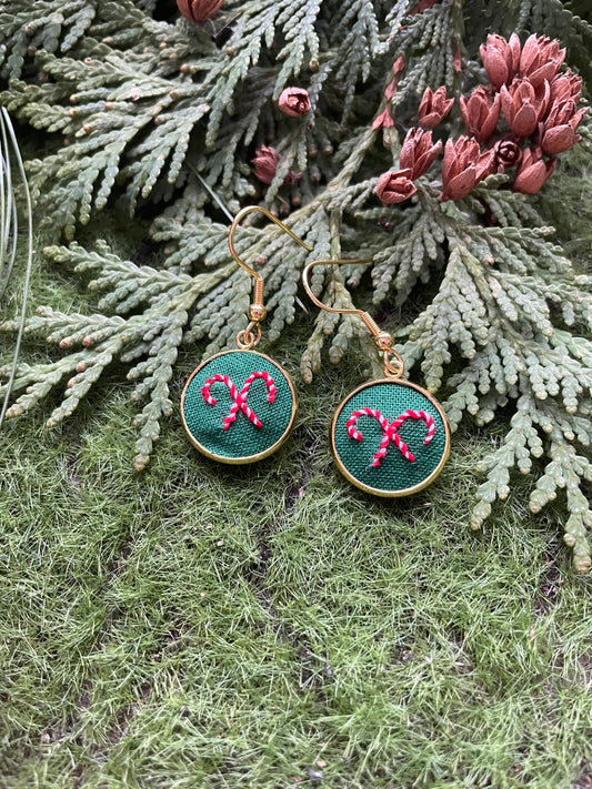 Candy Cane Earrings