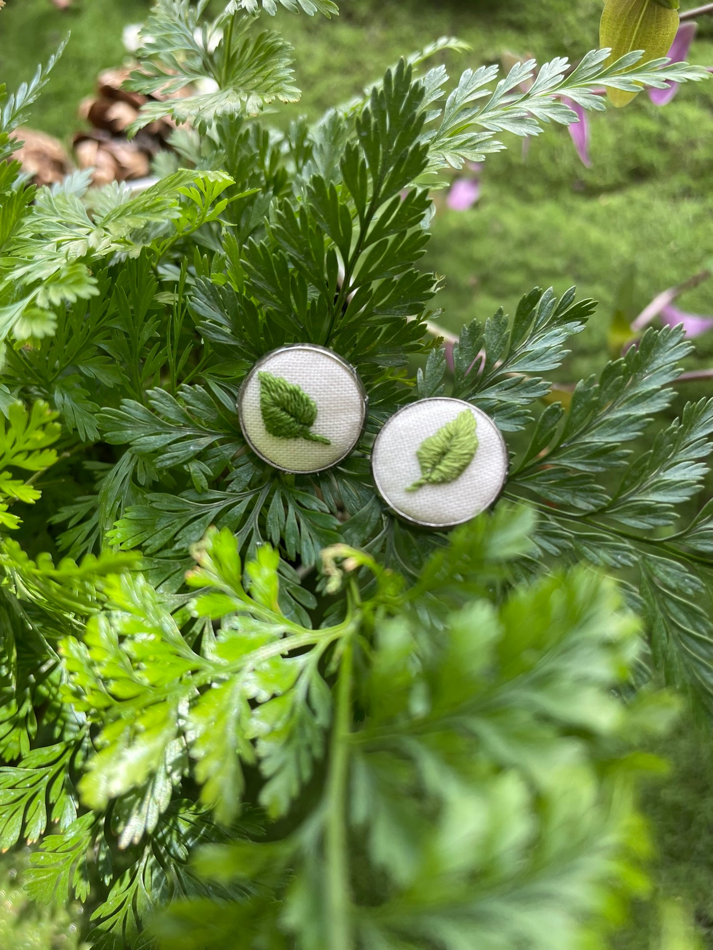 Pothos Studs Earrings