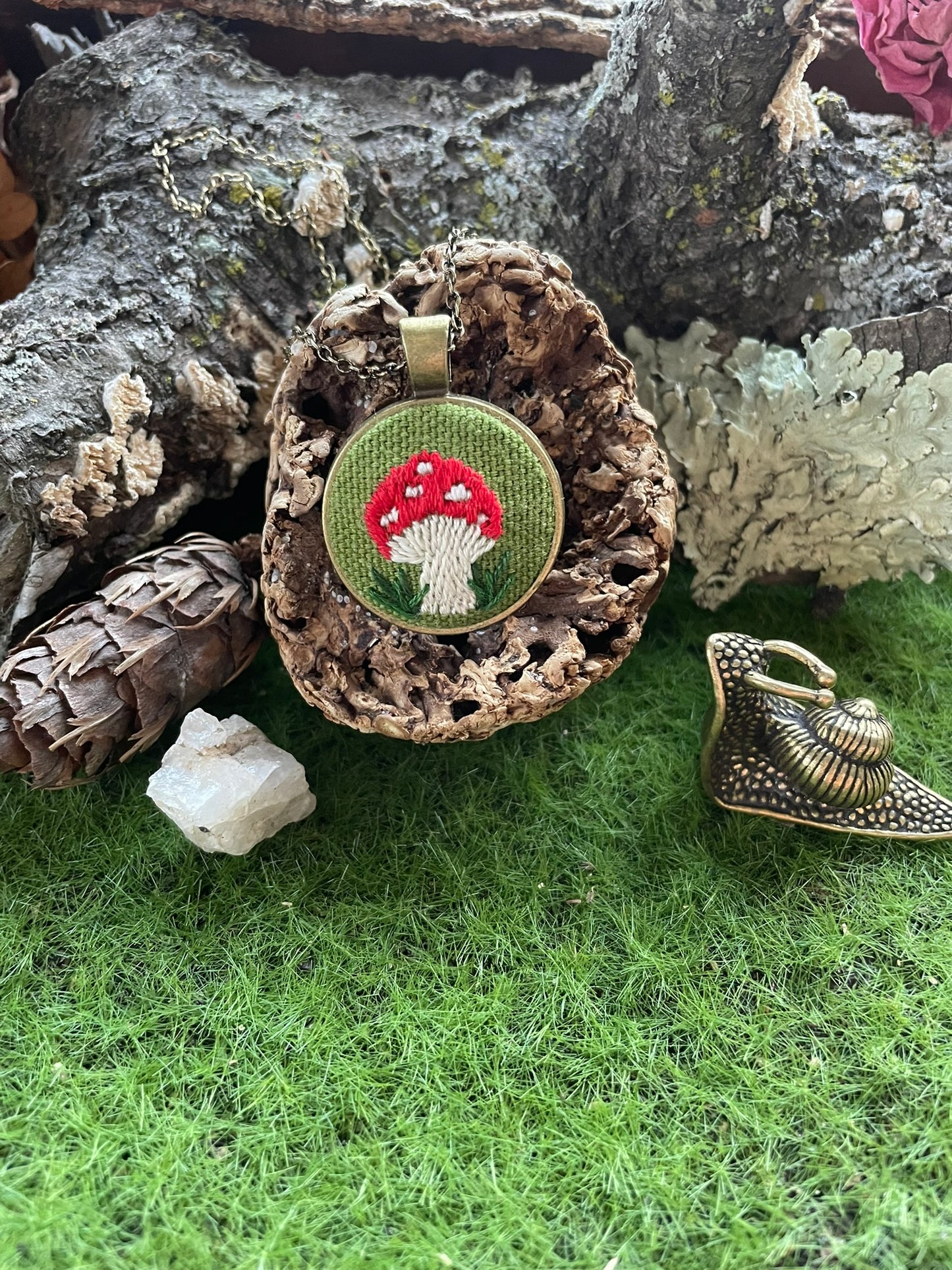 Mushroom Pendant