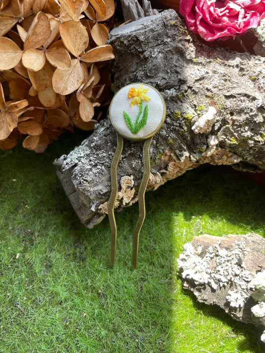 Daffodil Ambidextrous Hair Prong