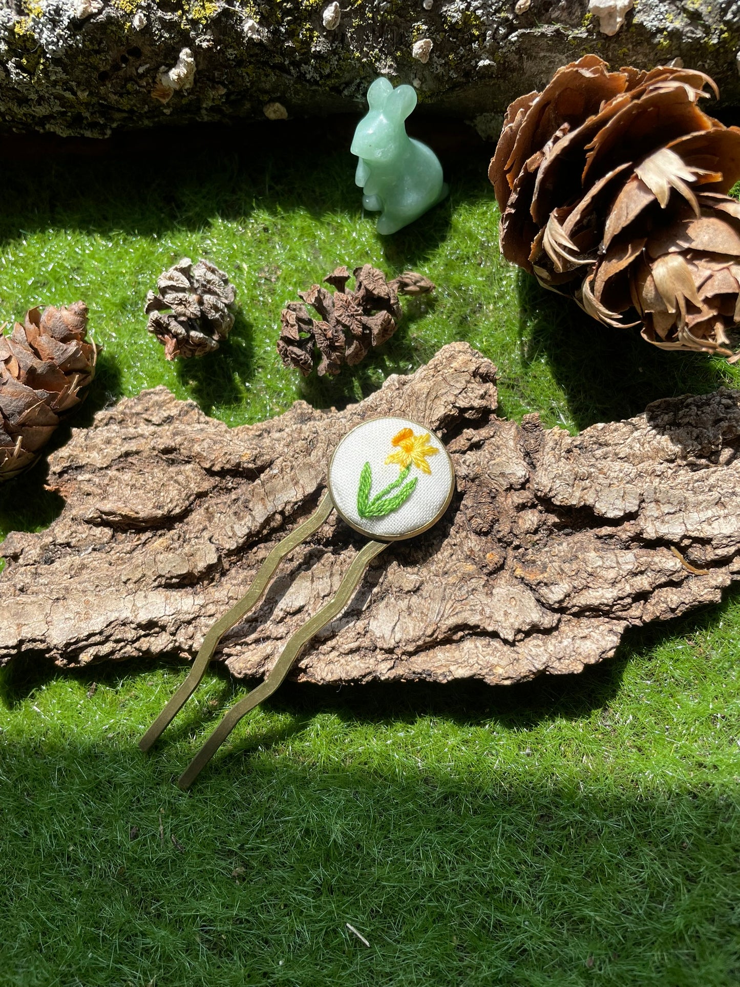 Daffodil Ambidextrous Hair Prong