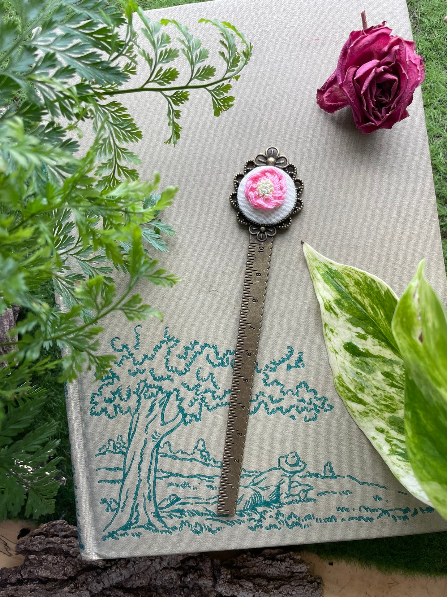 Pink Blossom Bookmark