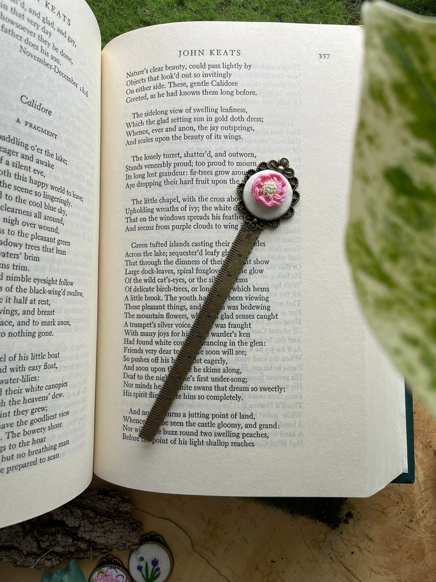 Pink Blossom Bookmark