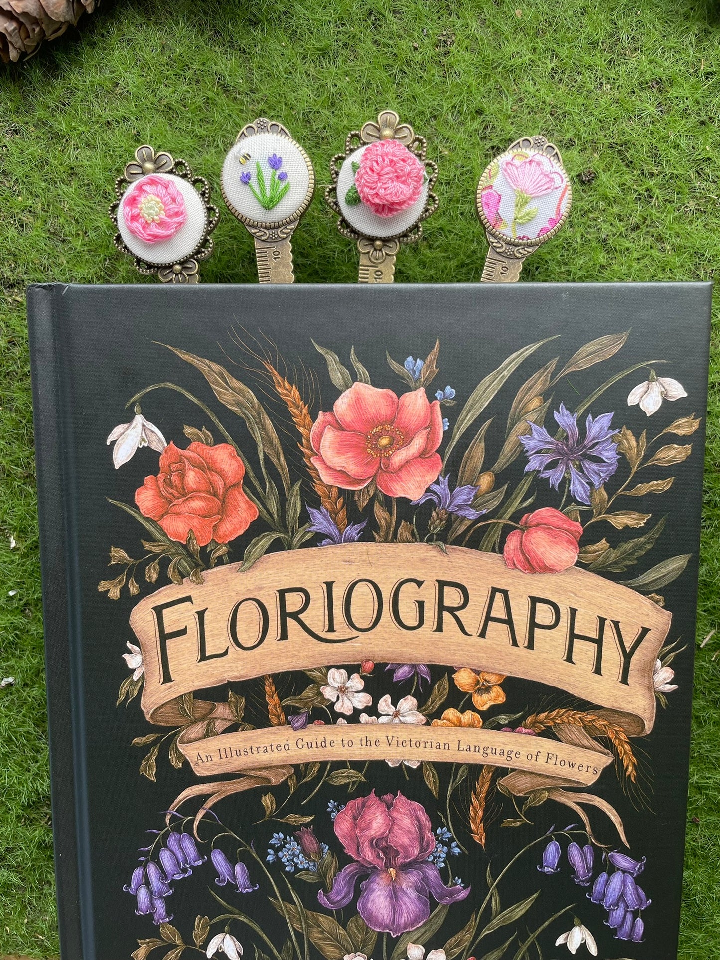 Pink Rose Bookmark