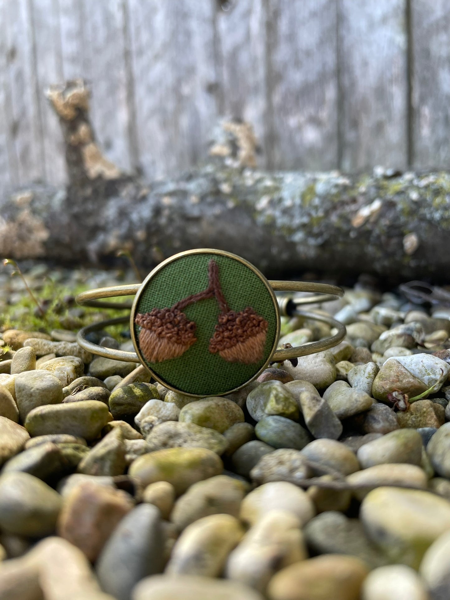 Acorn Cuff Bracelet