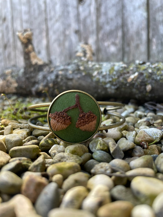 Acorn Cuff Bracelet