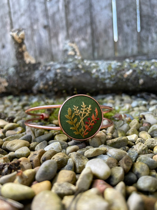 Fall Foliage Cuff Bracelet