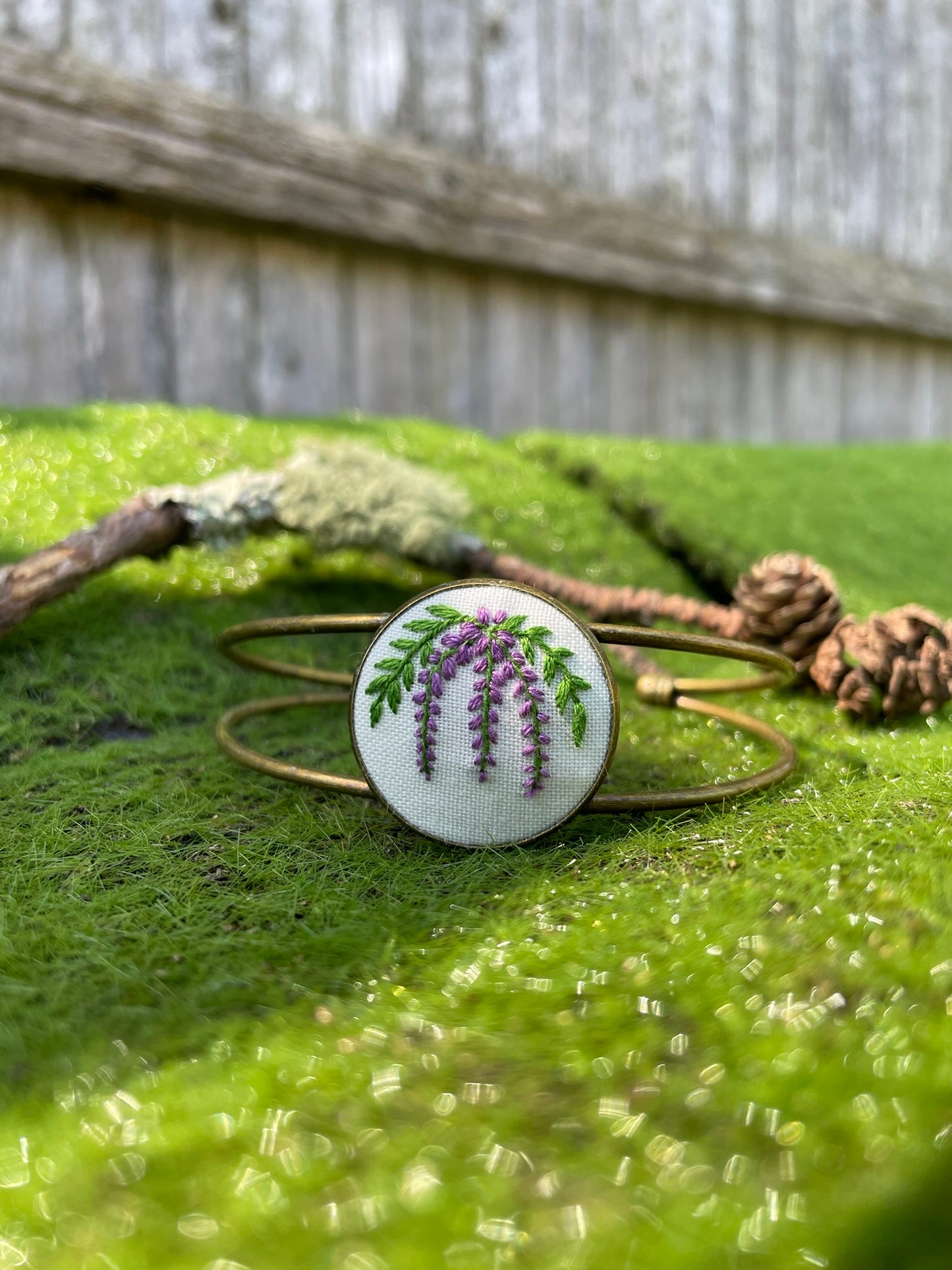 Wisteria Cuff Bracelet