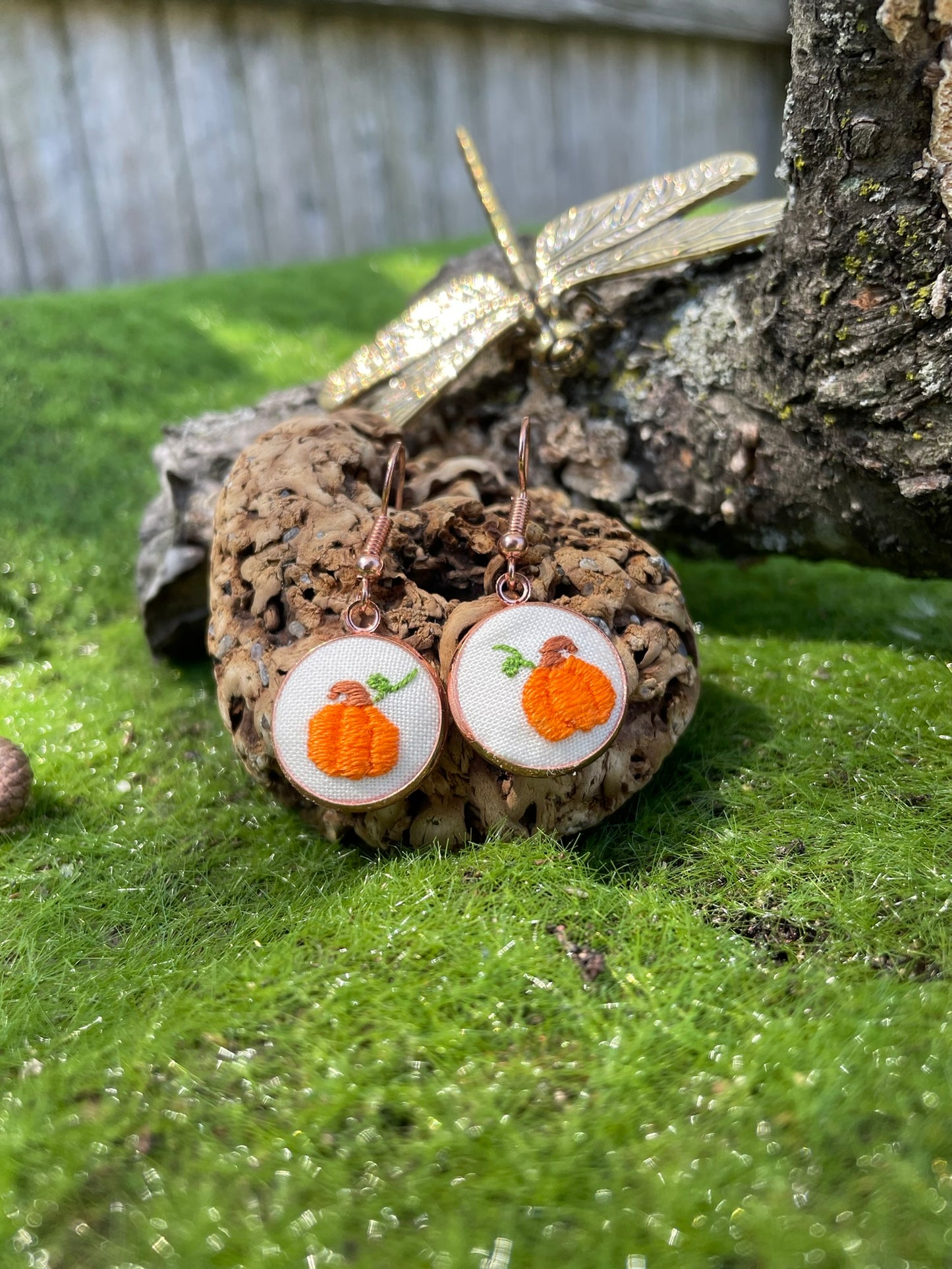 Pumpkin Earrings