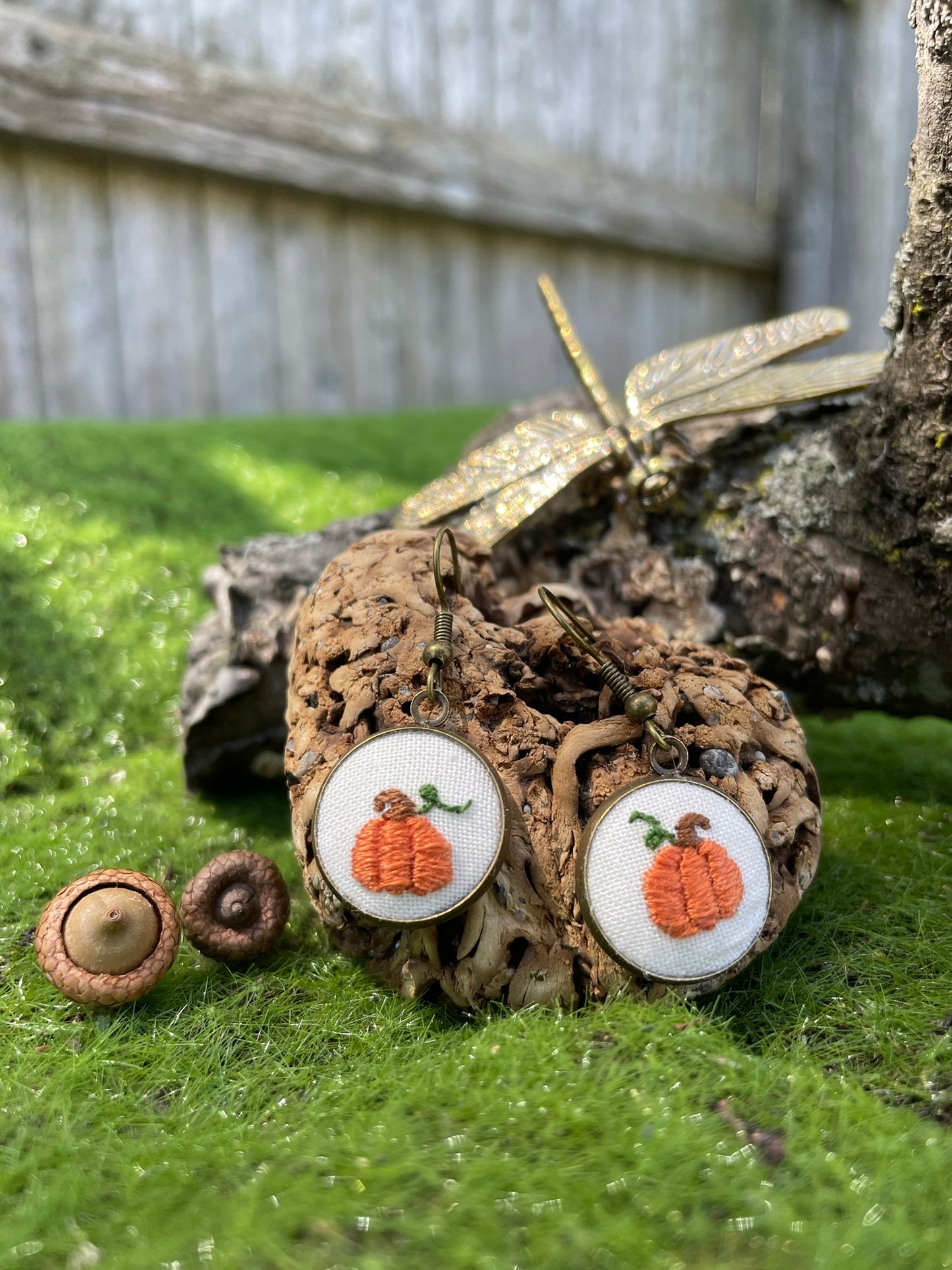 Pumpkin Earrings