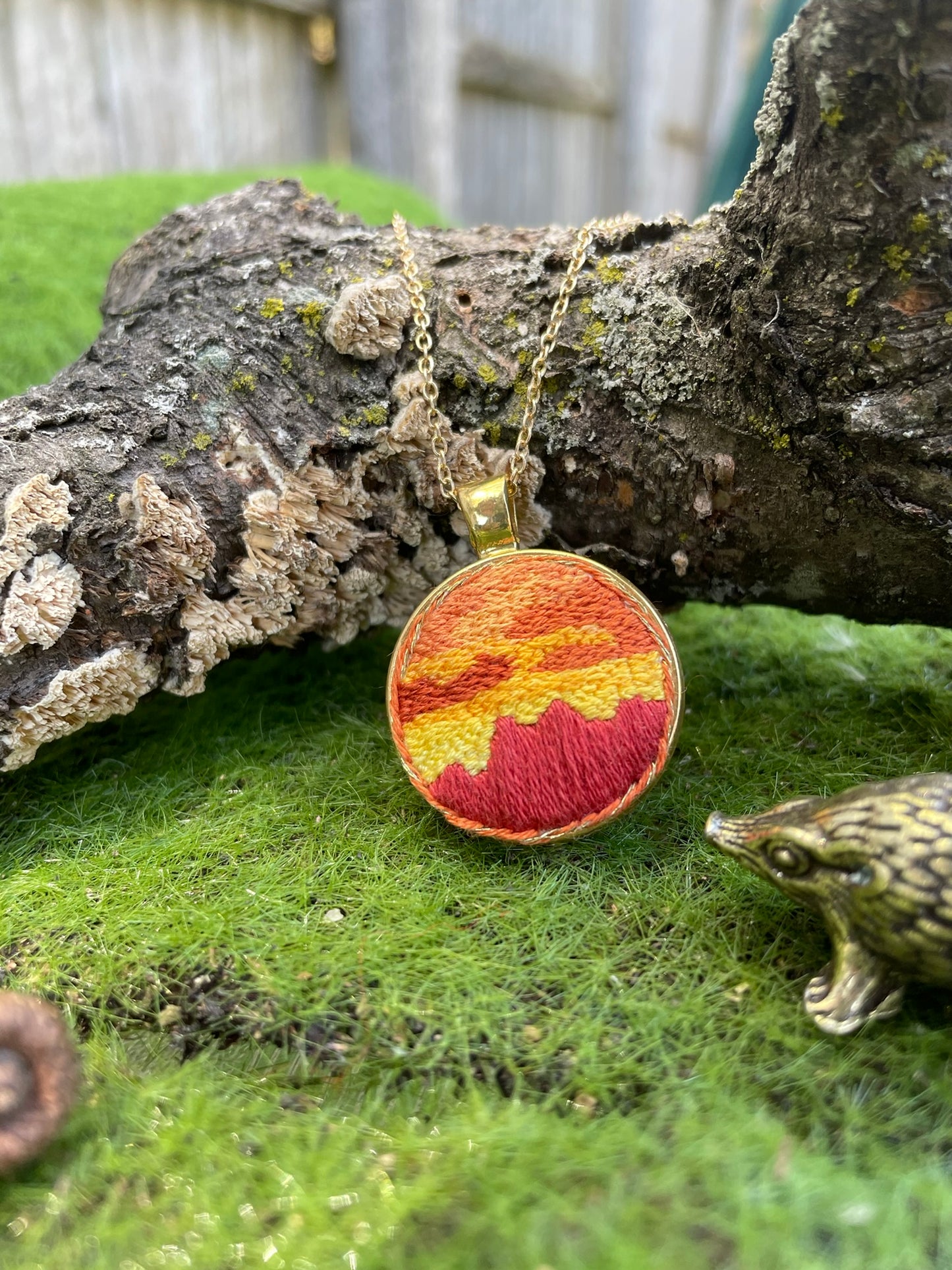 Sunset Desert Pendant