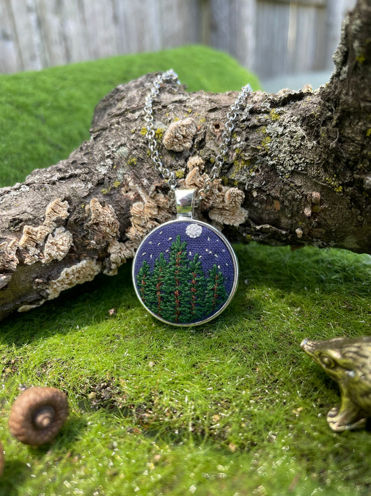 Midnight Forest Pendant