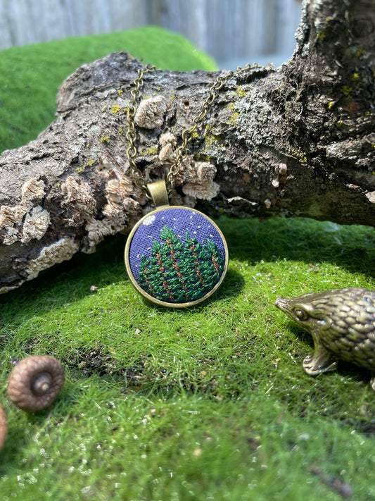 Midnight Forest Pendant