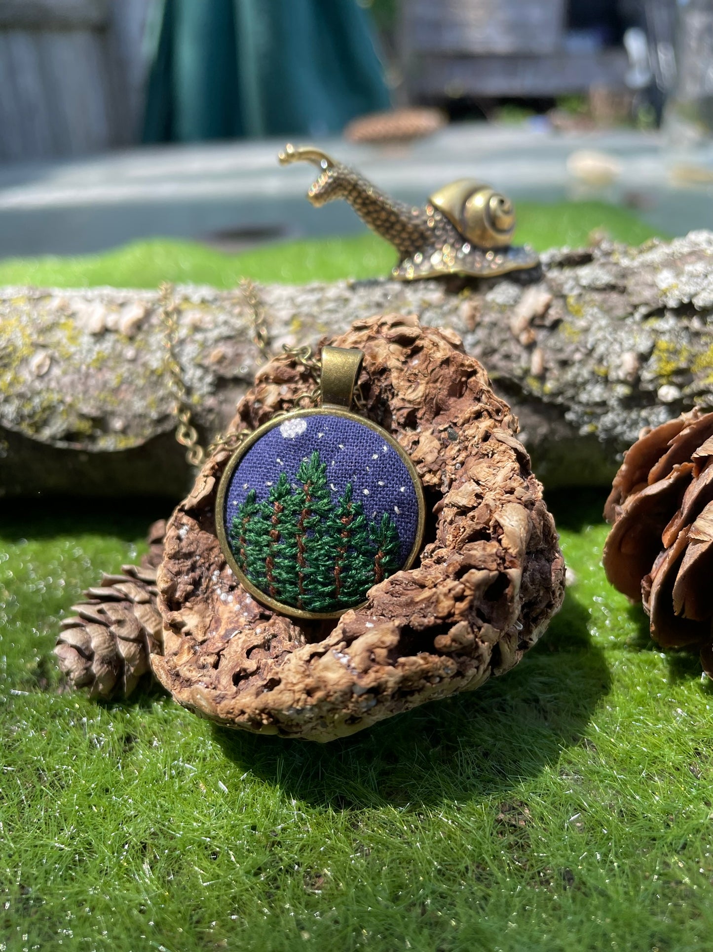 Midnight Forest Pendant