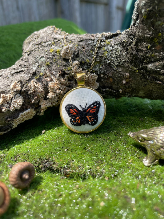 Monarch Butterfly Pendant