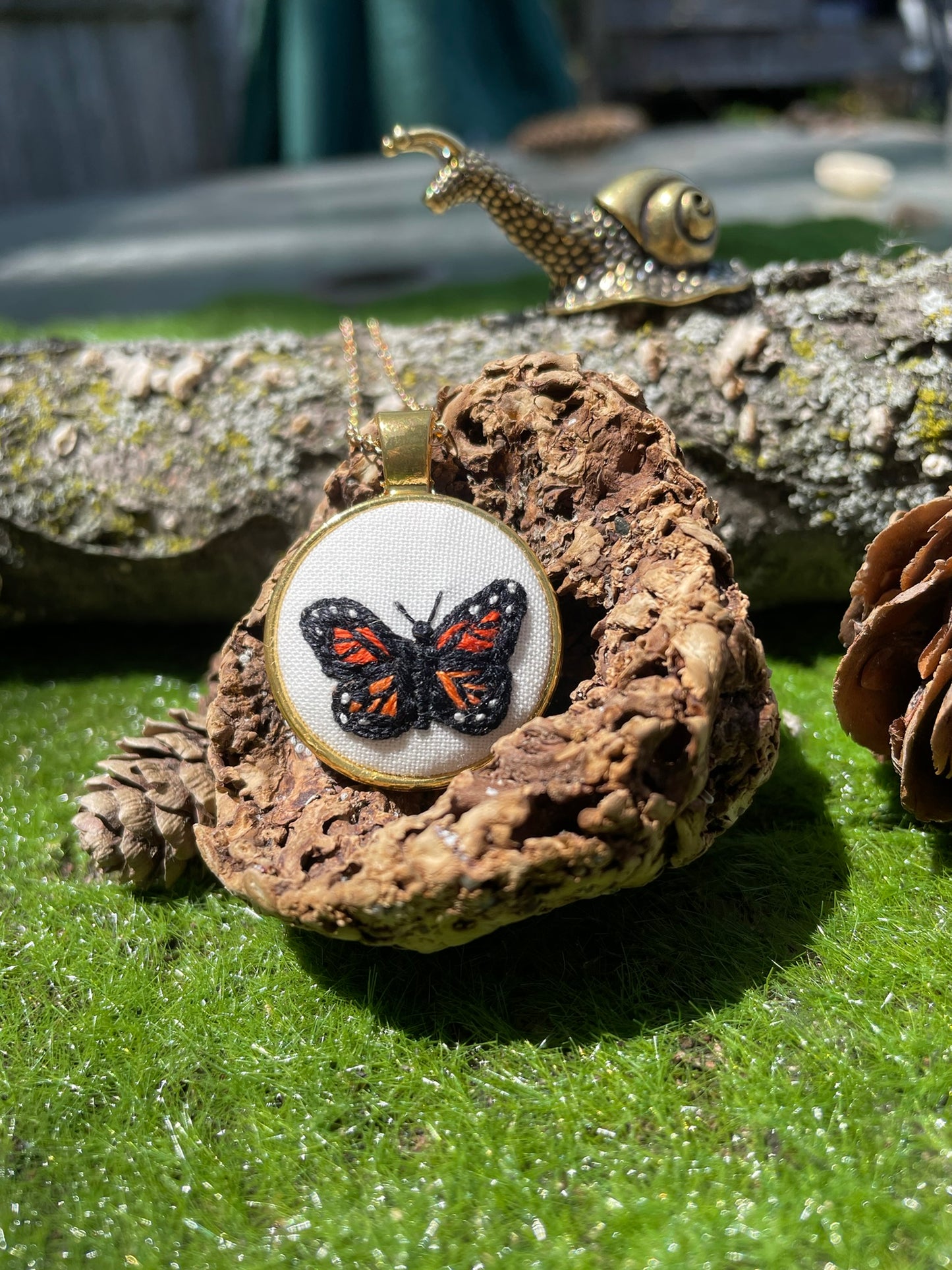 Monarch Butterfly Pendant