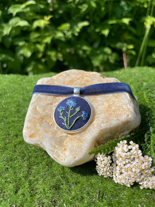 Cornflower Choker