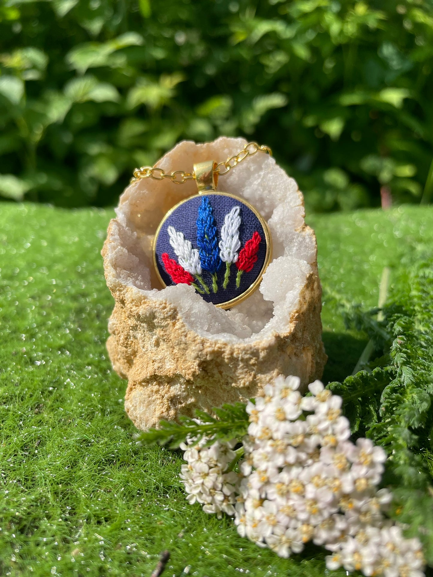 Americana Lupine Pendant