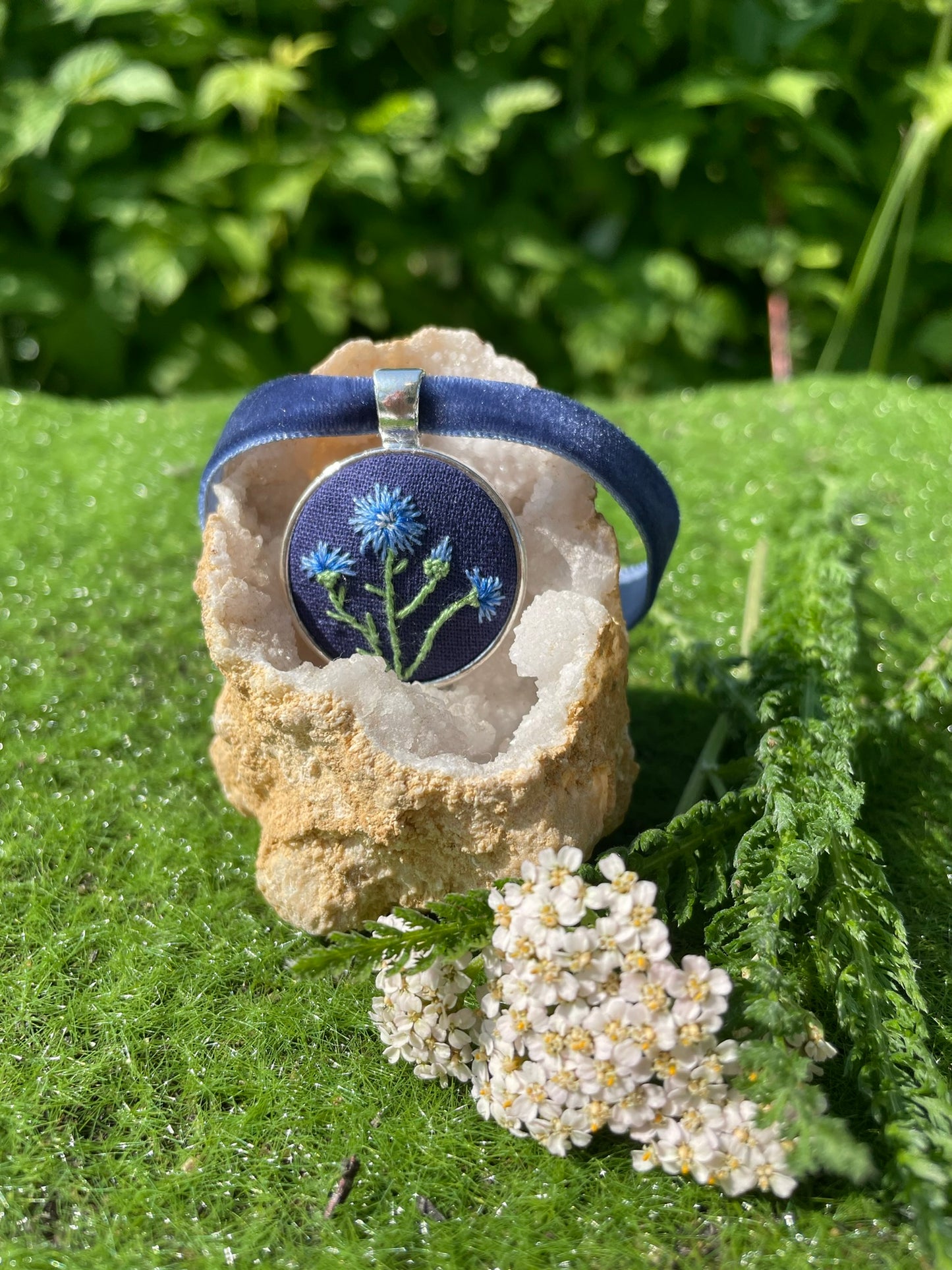 Cornflower Choker